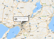 アスティルホテル新大阪プレシャス 地図